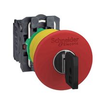 Schneider XB5-AS9442 40 mm Kilitli Tetiklemeli Mandal Buton
