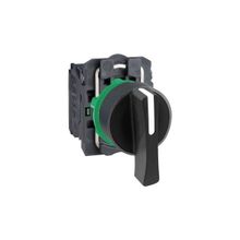 Schneider XB5AJ33 2NA 22 mm 3 Konumlu Siyah Mandal Buton