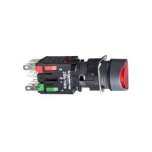 Schneider XB6-AW4B2B Kırmızı Daire Yaylı Işıklı Buton
