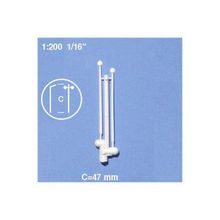 Schulcz Sokak Lambası 2’li 1:200 Ölçek 3 cm Maket
