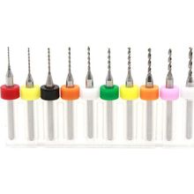 Schulzz Dremel 10 Parça 0.25 mm 1.15 mm Karbür Delme Matkap Ucu