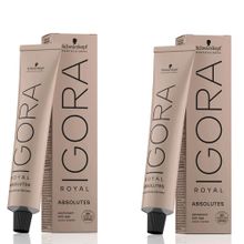 Schwarzkopf 2 Adet Igora Royal Absolutes 7-50 Kumral-Doğal Altın Saç Boyası