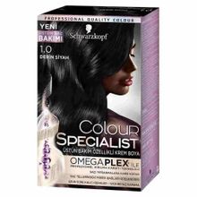 Schwarzkopf Colour Specialist 1-0 Derin Siyah 60 ml Saç Boyası