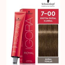 Schwarzkopf Igora 7 Adet Royal 7-00 Kumral Ekstra Doğal Saç Boyası