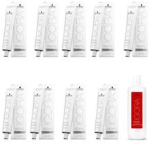 Schwarzkopf Igora 9 Adet Royal Absolutes Silverwhite Silver Saç Boyası + 1 lt Oksidan