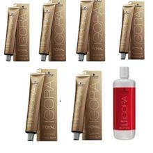 Schwarzkopf Igora Royal Absolutes 8-60 Açık Kumral Çikolata Doğal 8 Adet Saç Boyası + 1 lt Oksidan