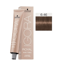Schwarzkopf Igora Royal Nude Tones 6-46 Koyu Kumral Bej Çikolata Saç Boyası