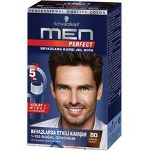 Schwarzkopf Men Perfect 80 Kahve Siyah 3 Adet Erkek Saç Boyası