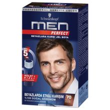 Schwarzkopf Men Perfect Koyu Kahve 70 80 ml Erkek Saç Boyası