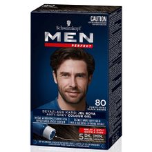 Schwarzkopf Men Perfect Siyah Kahve 80 50 ml Erkek Saç Boyası