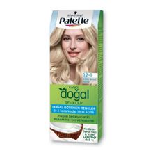Schwarzkopf Palette Natural 12.1 Küllü Buzul Sarısı 2x50 ml Saç Boyası + Boyama Seti