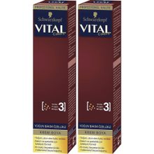 Schwarzkopf Vital Colors 1-1 Gece Siyah 60 ml x 2 Adet Krem Saç Boyası