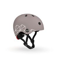 Scoot And Ride 181206-96563 Lifestyle XXS-S Brown Lines Bebek Kaskı