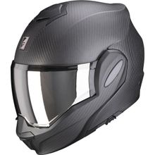 Scorpion Exo Tech Evo Carbon Mat Siyah Çene Açılabilir Motosiklet Kaskı
