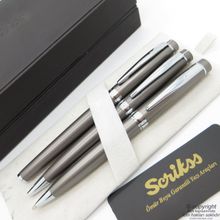 Scrikss 38 Füme Dolma Kalem Tükenmez Kalem Takım