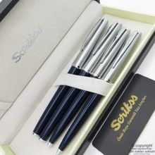 Scrikss 78 53C Lacivert Dolma Roller Tükenmez Versatil Kalem Seti