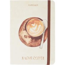 Scrikss A5 Çizgisiz Notelook I Love Latte Coffee Defter