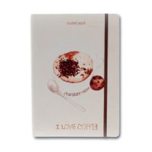 Scrikss I Love Chocolate Coffee Çizgili A6 Defter