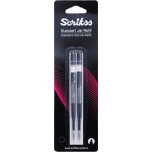 Scrikss Jumbo Jel Tükenmez Refil 2'li Blister Mavi