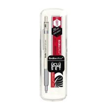 Scrikss Metal Graph X 0.5 mm Beyaz 3'lü Set Versatil Kalem