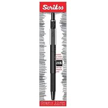 Scrikss Office Graphx Mat Siyah 2 mm Mekanik Kurşun Kalem