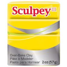 Sculpey III 072 Yellow Polimer Kil