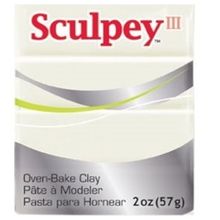 Sculpey III 1101 Pearl Polimer Kil