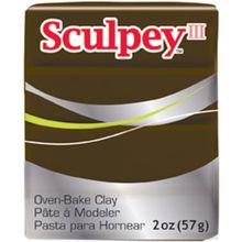 Sculpey III 1109 Suede Brown Polimer Kil