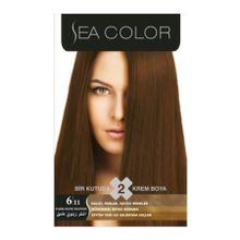 Sea Color 6.11 Yoğun Koyu Küllü Kumral İki Tüplü Set Saç Boyası