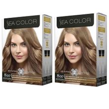 Sea Color 8/00 Yoğun Açık Kumral 2 Adet Saç Boyası