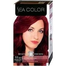Sea Color Kit 66.46 Ateş Kızılı 4'lü Saç Boyası