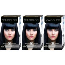 Sea Color Mavi Siyah 3-0 100 ml Saç Boyası