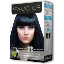 Sea Color Mavi Siyah No:1.1 Tüp Krem Saç Boyası
