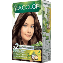Sea Color Natural Amonyaksız Natural Effect Çikolata Kahve 6.7 Saç Boyası