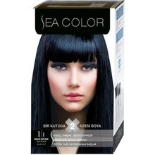 Sea Color Set 1.1 Mavi Siyah 3 Adet Saç Boyası