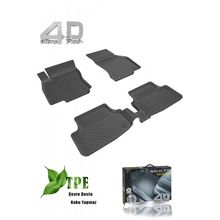 Seat İbıza 4 Oto Paspas 4,5D 2008-2017 Siyah 5 Parça