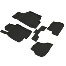 Seat Leon 2 Oto Paspas 4,5D 2006-2012 Siyah 5 Parça