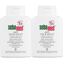 Sebamed 2x200 ml Likit Yüz Vücut Temizleyici