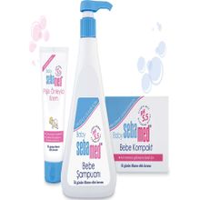 Sebamed 500 ml Şampuan + 100 gr Sabun + 100 ml Pişik Kremi Bebek Seti