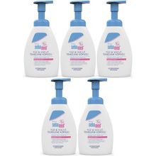 Sebamed Baby Yüz Vücut 5x400 ml Bebek Temizleme Köpüğü