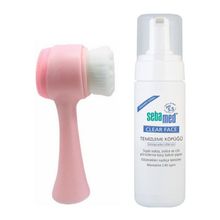 Sebamed Cilt Yüz Temizleme Fırçası ve Clear Face Temizleme Köpüğü