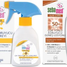 Sebamed Sun Care SPF50+ 200 ml ve SPF50+ 150 ml Çok Yönlü Çocuk Güneş Kremi