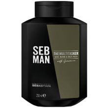 Sebastian 250 ml Seb Man The Multi Tasker 3 İn1 Saç Sakal Ve Vücut Şampuanı