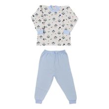 Sebi 2405 Mavi Bebek Pijama Takımı