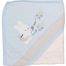 Sebi 9879 75x75 cm Balıkçı Tavşan Bebek Banyo Havlusu
