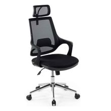 Seduna Skagen Headrest Siyah Ofis Sandalyesi
