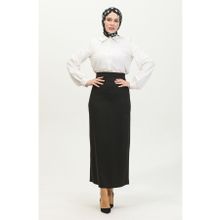 Sefamerve 2250-01 Siyah Kadın Etek