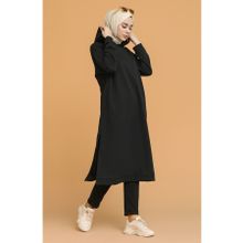 Sefamerve 3007-01 Siyah Kadın Tunik