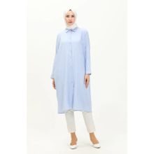 Sefamerve 6433-21 Mavi Kadın Tunik