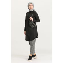 Sefamerve 6472-14 Siyah Kadın Tunik